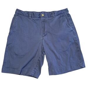 Vineyard Vines Breaker Short 9" Inseam Size 34 Blue Chino Boat Preppy Golf Cape